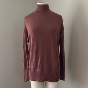 RW & Co Mock Neck Sweater Earth Tone Size S